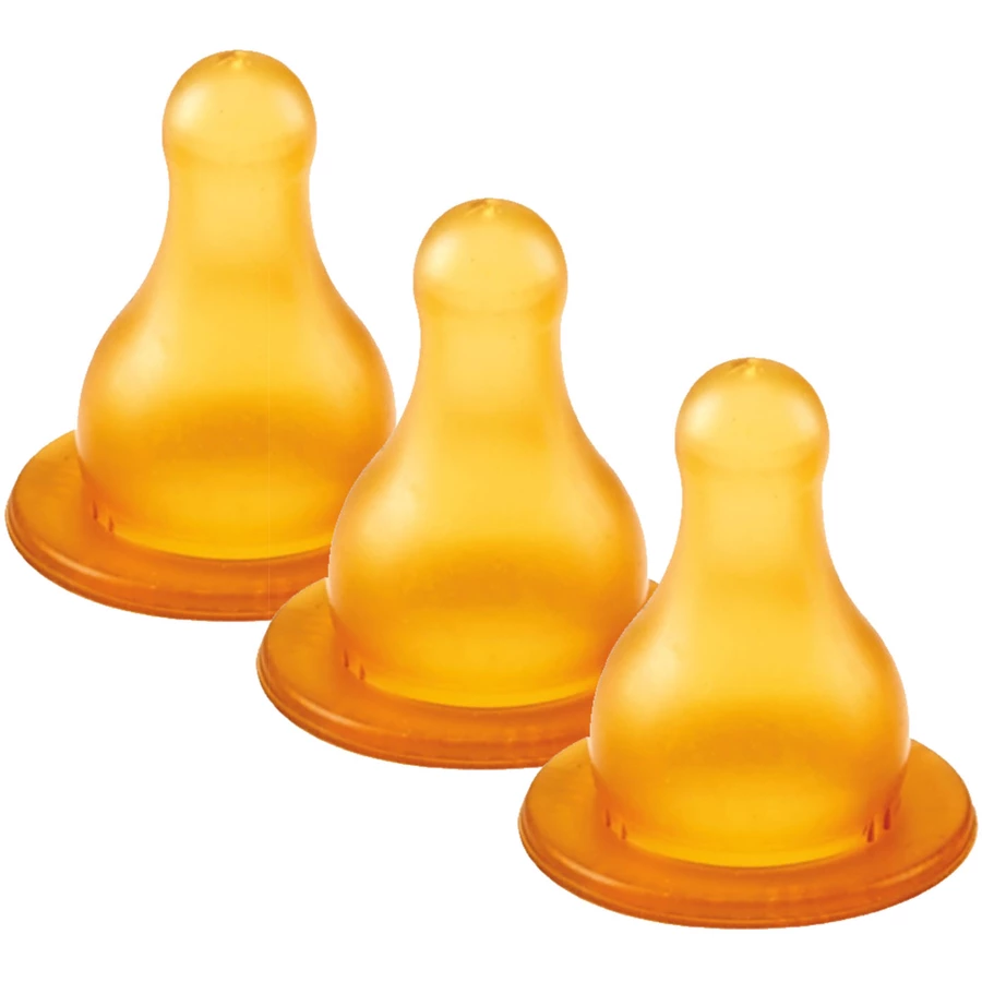 Thermobaby® Sauger 0-6 Monate aus Naturkautschuk, 3 Stück