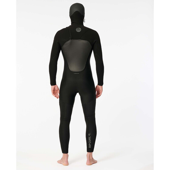 Rip Curl Herren Neoprenanzug Flashbomb 6/4 Hood C/Zip Black  FA23