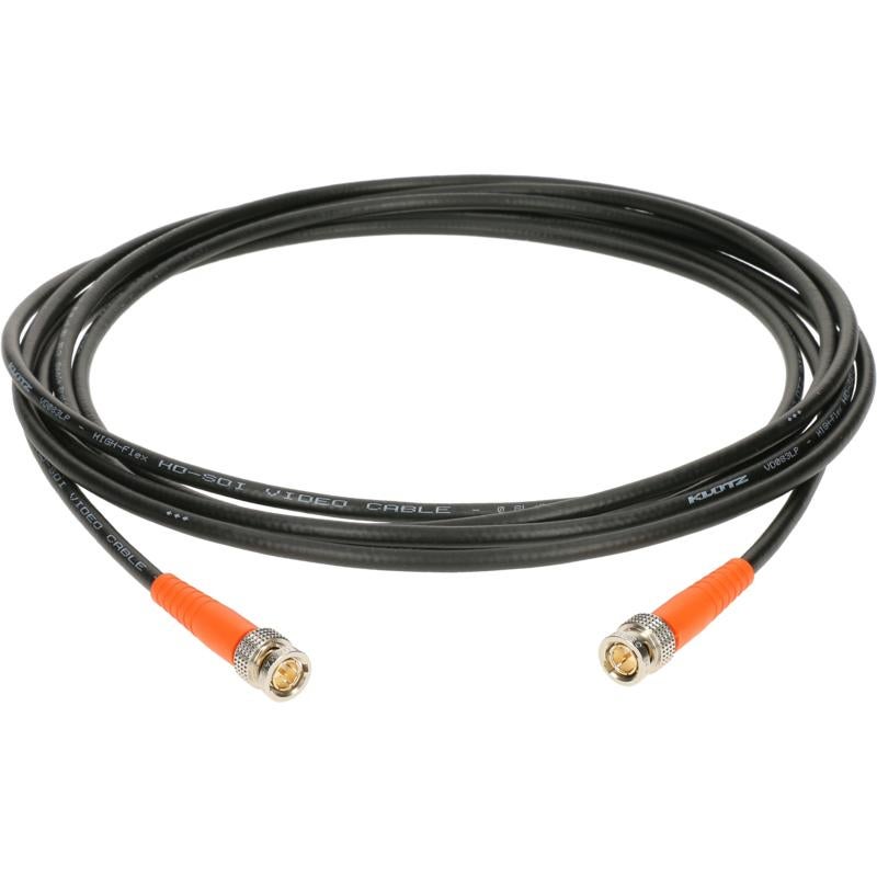 Klotz VU08L videokabel UHD/4K BNCPro D&H oranje 2 meter