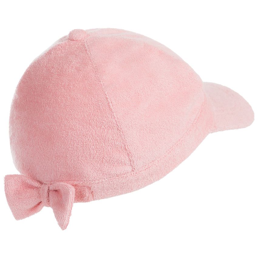 Casquette éponge brodée pour bébé fille - Rose