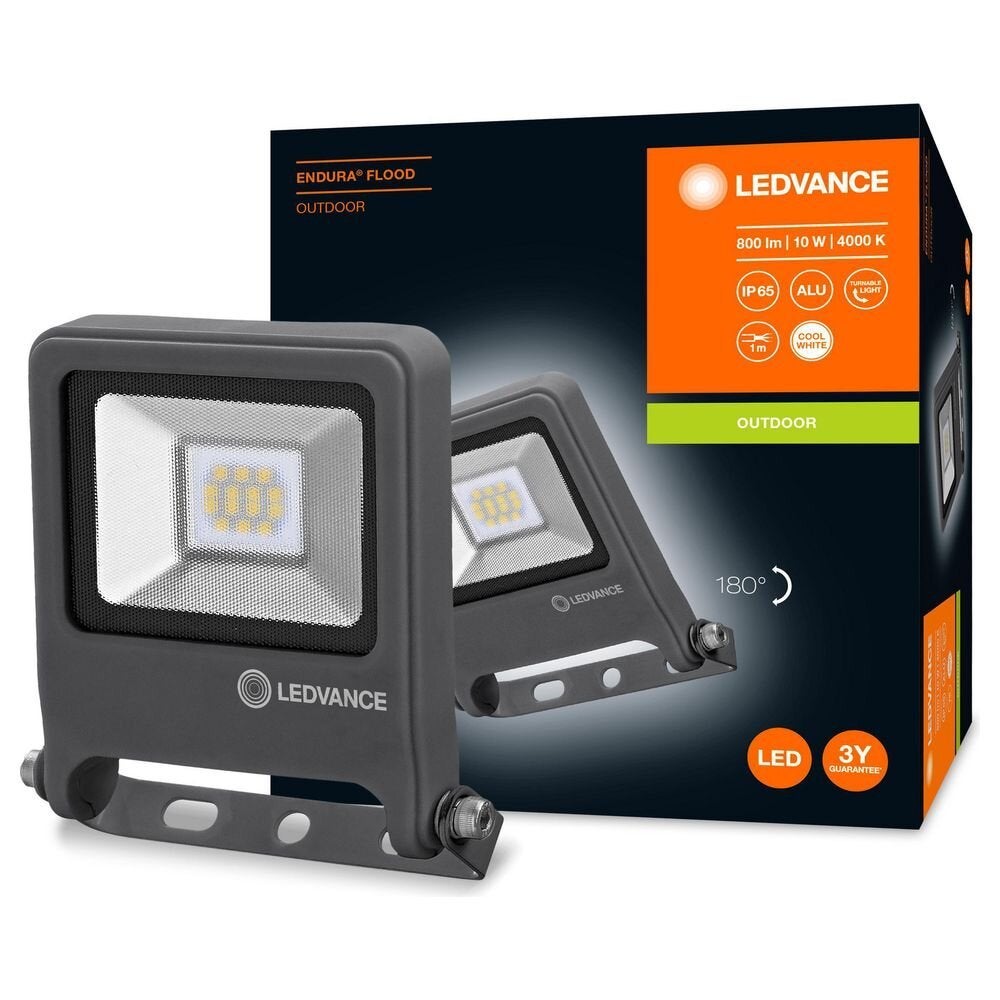 LED-schijnwerper Endura in donkergrijs 10W 800lm IP65