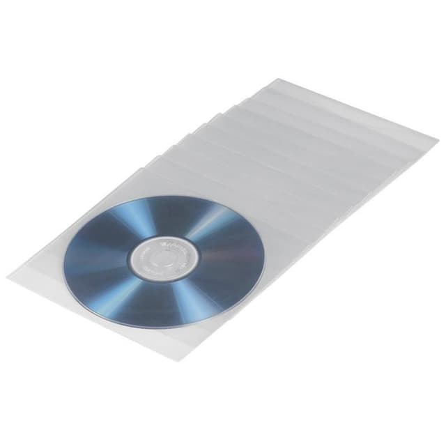 HAMA CD/DVD Lommer PP Transparent 100-pak