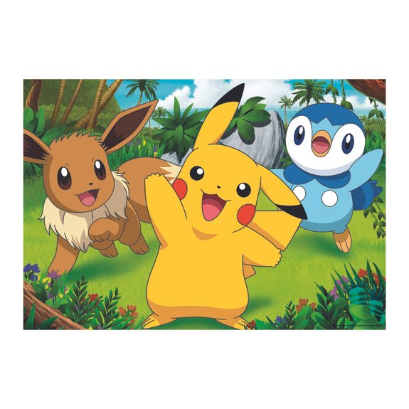 Puzzle 2x24 pièces Pikachu Pokemon