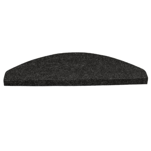 vidaXL Selvklebende trappematter 15 stk 65x22,5x3,5 cm antrasitt