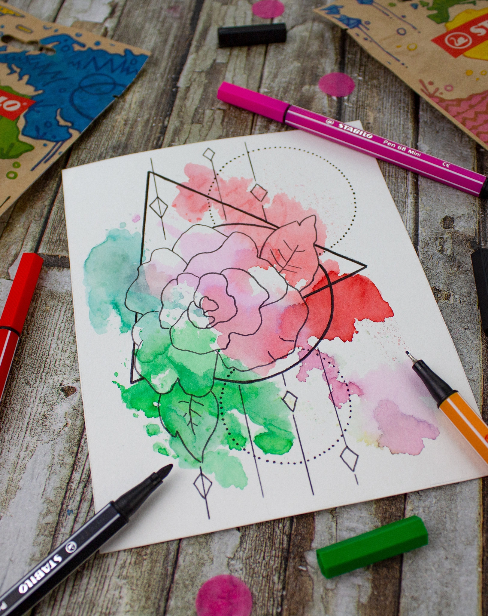 Filzstift STABILO® Pen 68 MINI #mySTABILO®design 12er