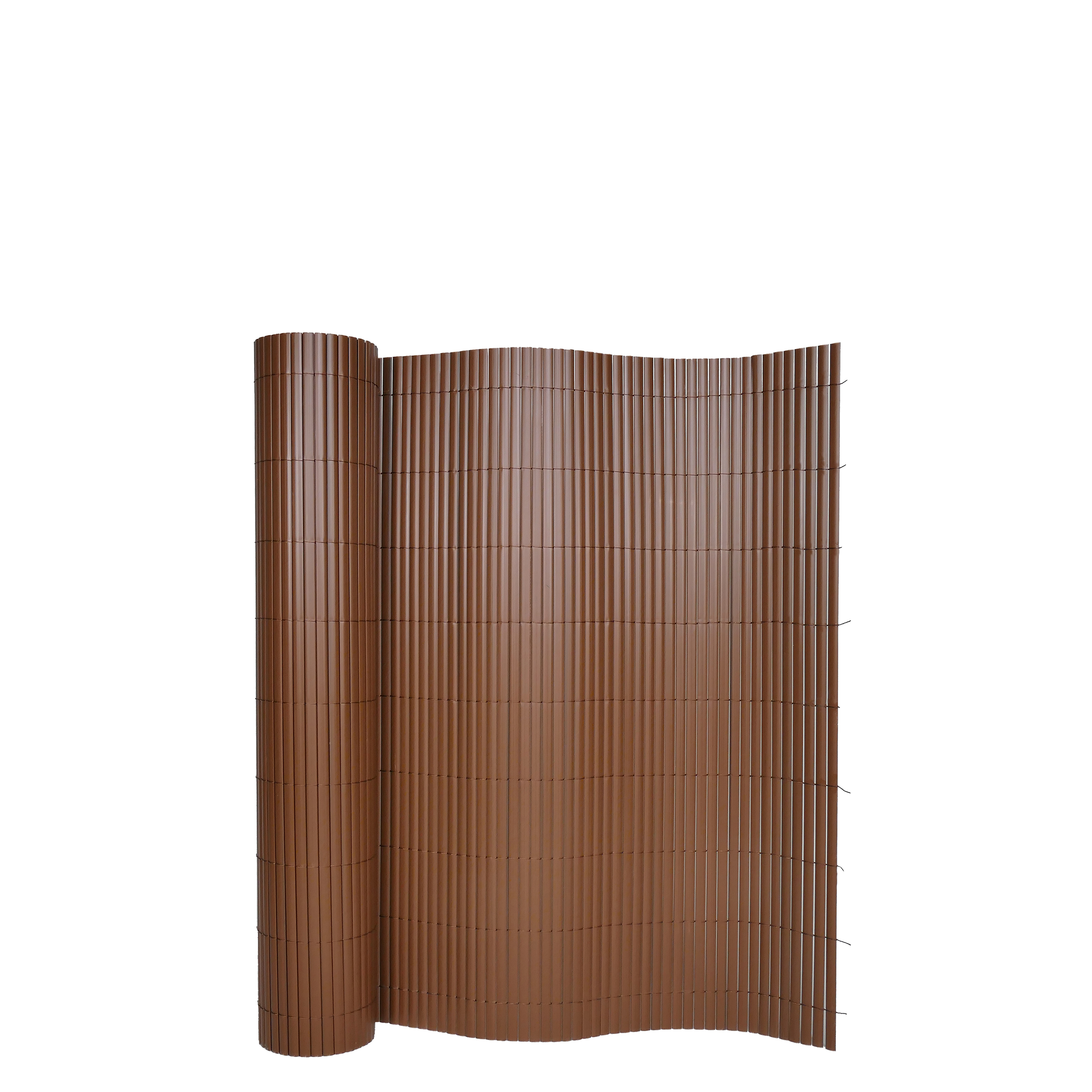 Sichtschutzmatte PVC 500 x 90 cm braun