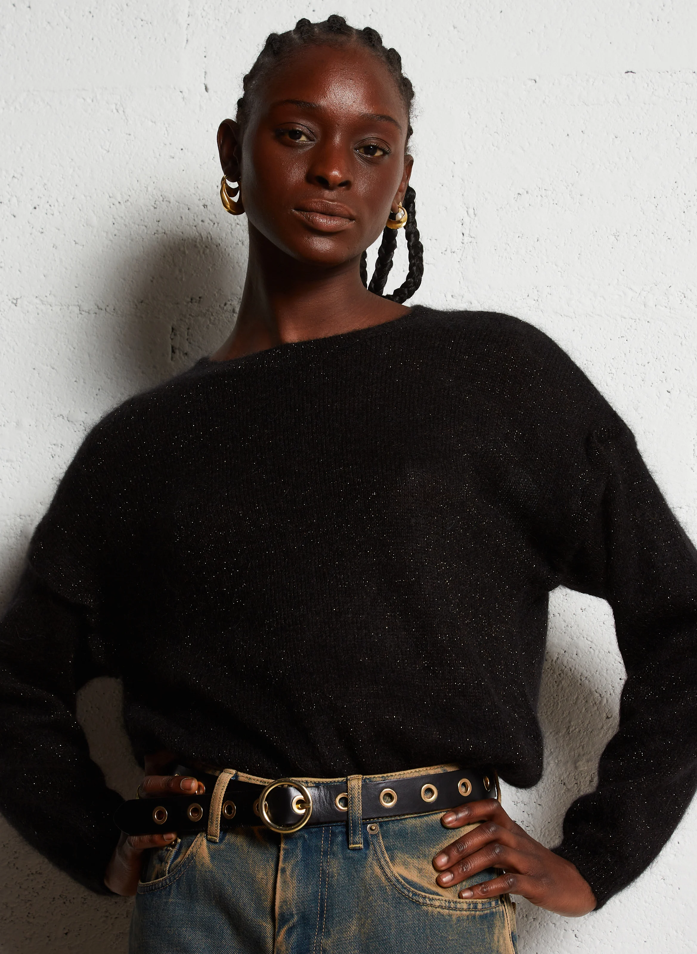 NALLA - Ceinture en cuir | Noir