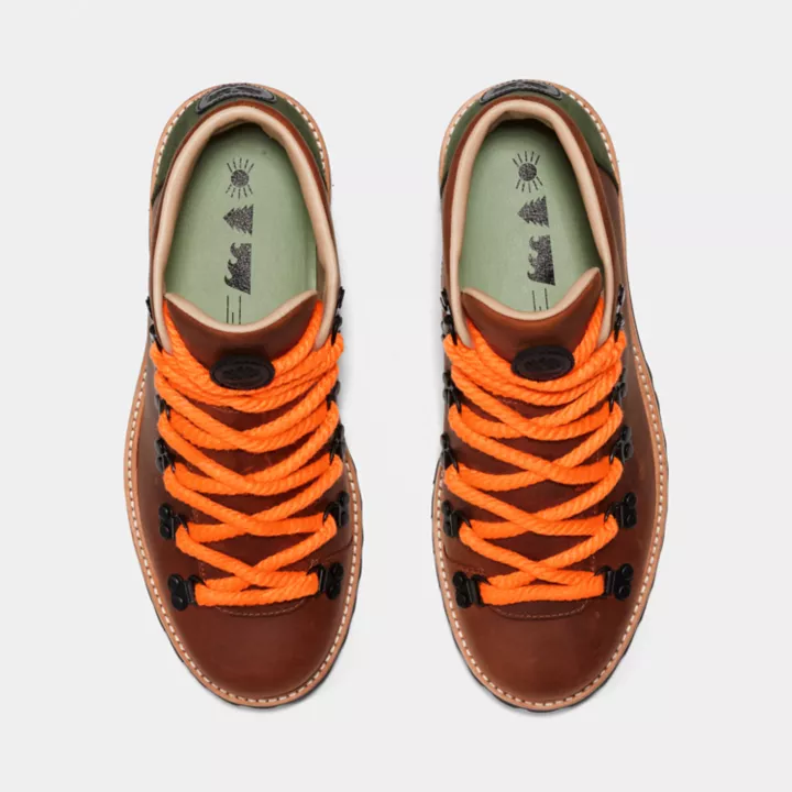 Chaussures de randonnée Timberland x Nina Chanel Abney 78 pour homme en marron clair