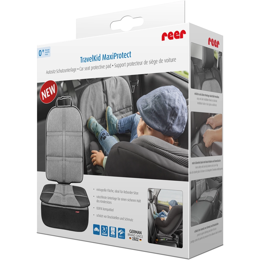 reer Autositz-Schutzunterlage TravelKid MaxiProtect