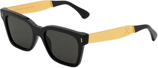 Retrosuperfuture - Francis - Zonnebril - Zwart - 52 MM - Acetaat