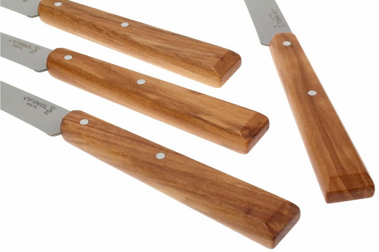 Opinel T001515, steakmesset, Esprit Sud, olijfhout