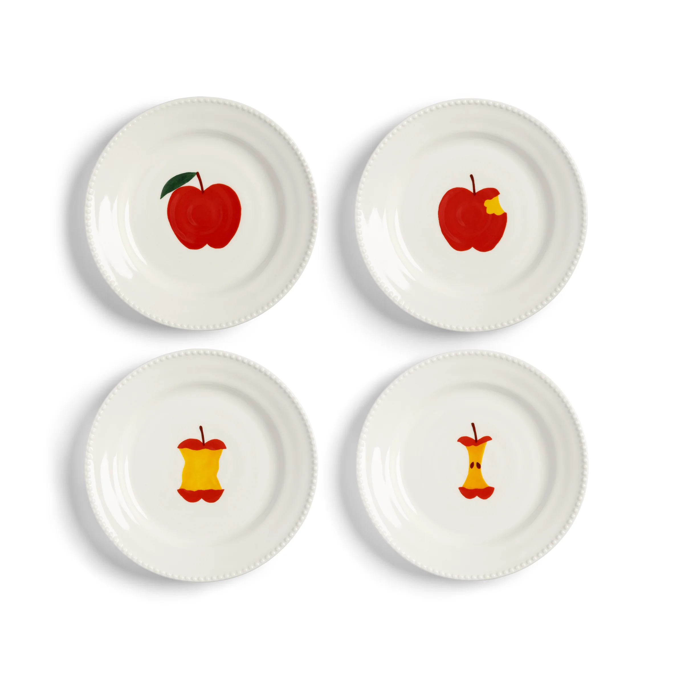 &Klevering  Plate haines small - sæt med 4