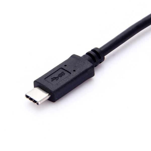 USB C (USB 3.1) zu USB 3.0 (A) Adapter 4-fach USB Hub - Schwarz