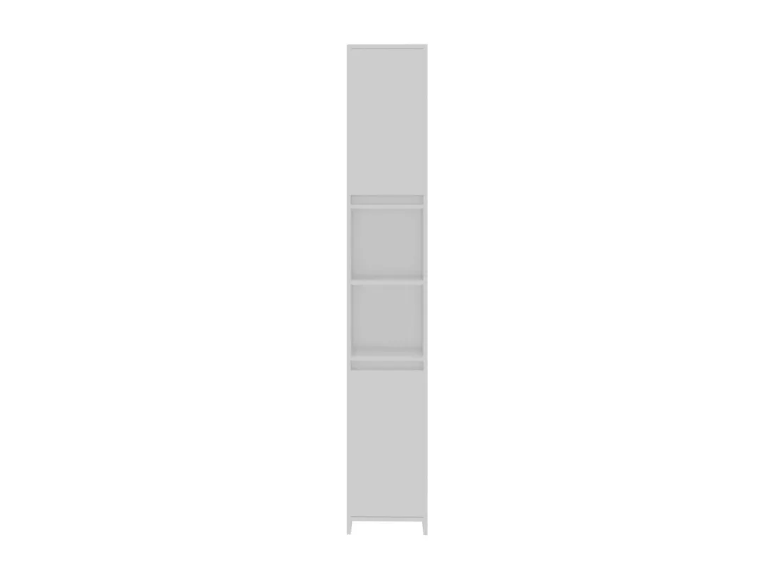 Armoire de salle de bain Blanc 30x30x183,5 cm Bois d'ingénierie