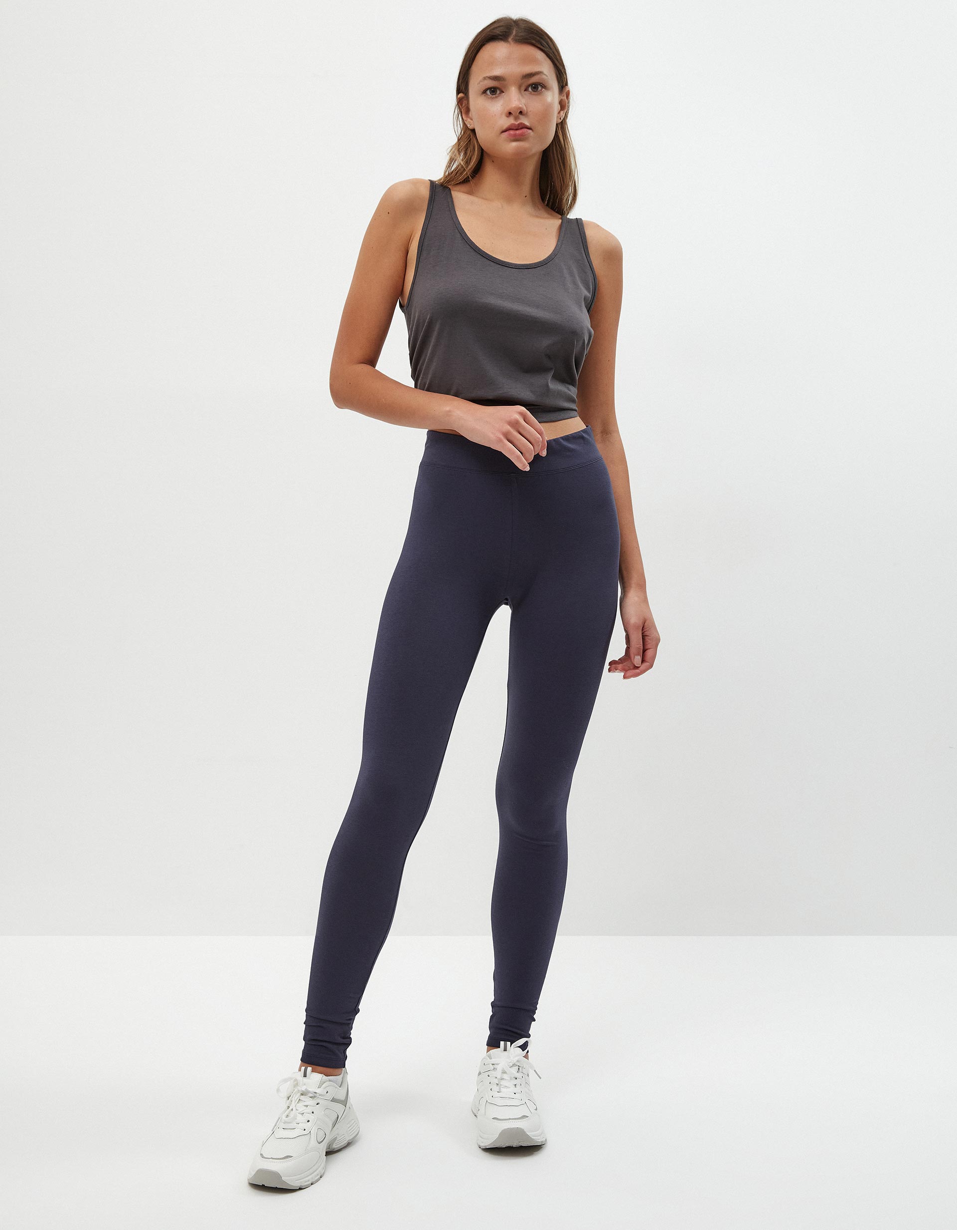 Leggings Básicos, Mulher, Azul