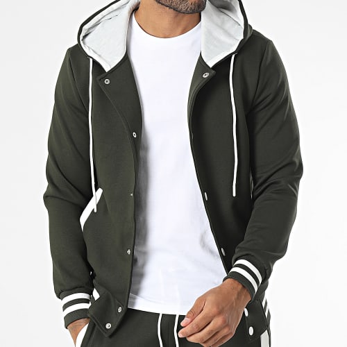 Ensemble Veste Et Pantalon Cargo Vert Kaki