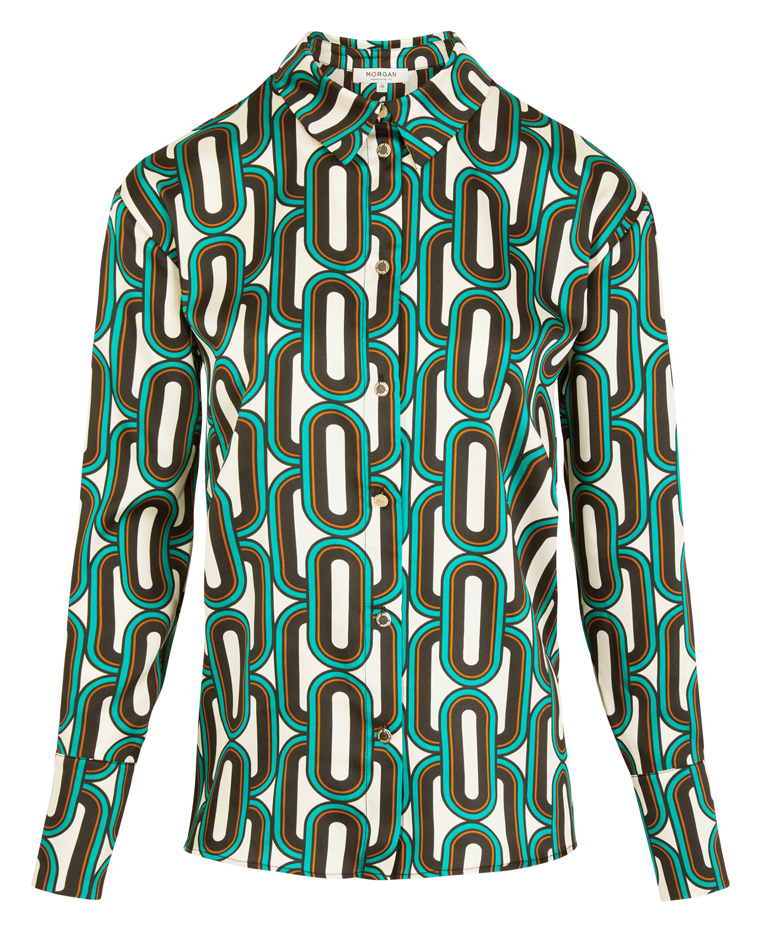 CINO.F - Chemise droite imprimée| Multicolore