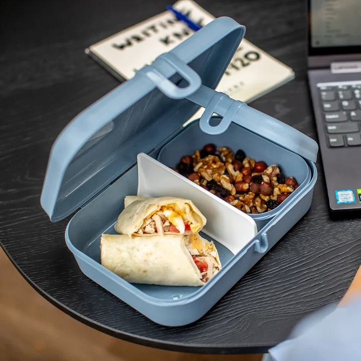Koziol - Pascal S Lunchbox, nature flower blue
