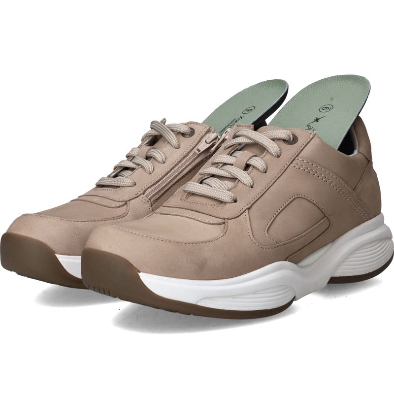 Xsensible SWX23 Stretchwalker Sneakers Taupe Heren