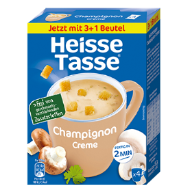 Erasco 36x Heisse Tasse Champignon Creme á 19,6g=705,6g MHD:28.4.26
