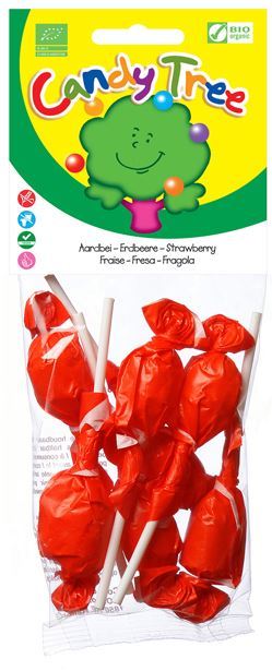Candy Tree Aardbeilollies 7st
