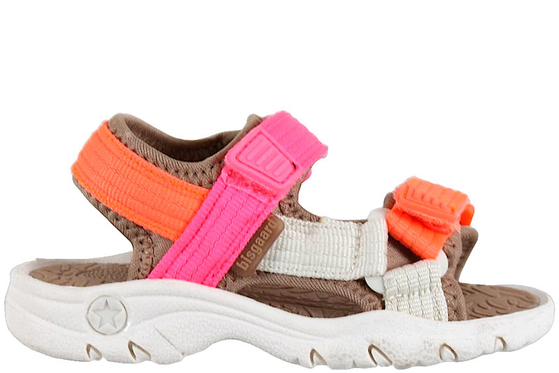 BISGAARD NICO P SANDAL I MULTIFARVET TEKSTIL