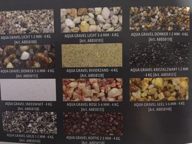 Superfish aquarium grind gravel donker 3-6 mm, 4 kilo
