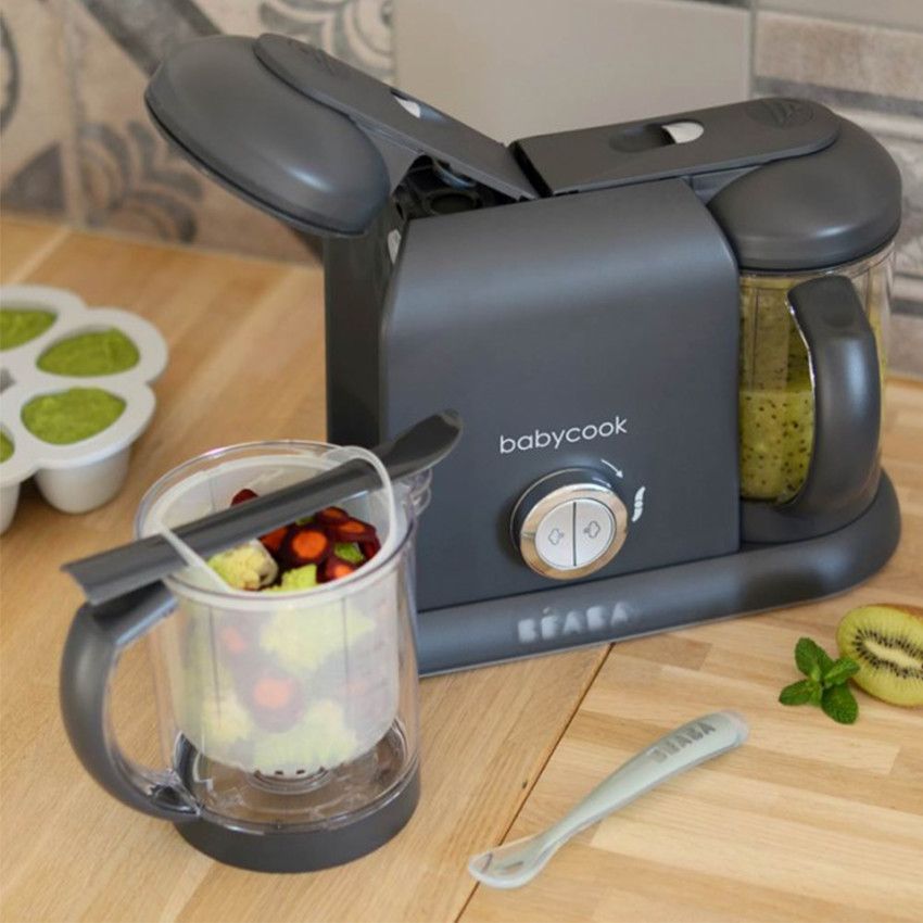 Robot Babycook Duo - Dark grey - Ecru