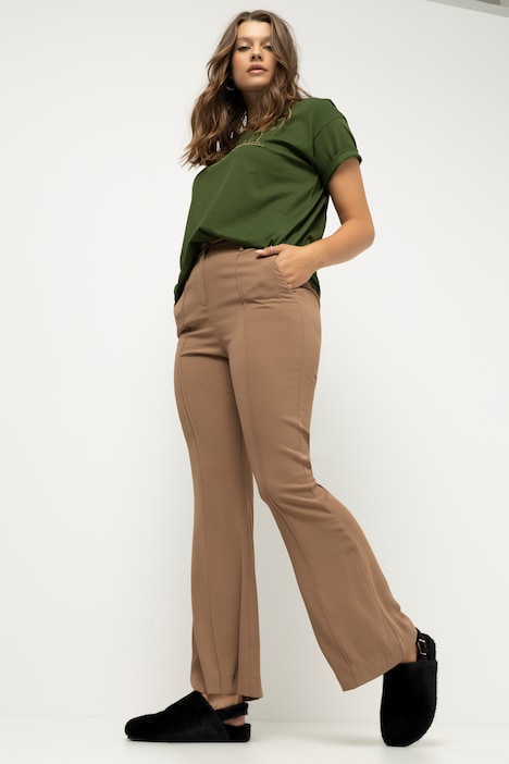 Schlaghose, Flared Fit, High Waist, Biese