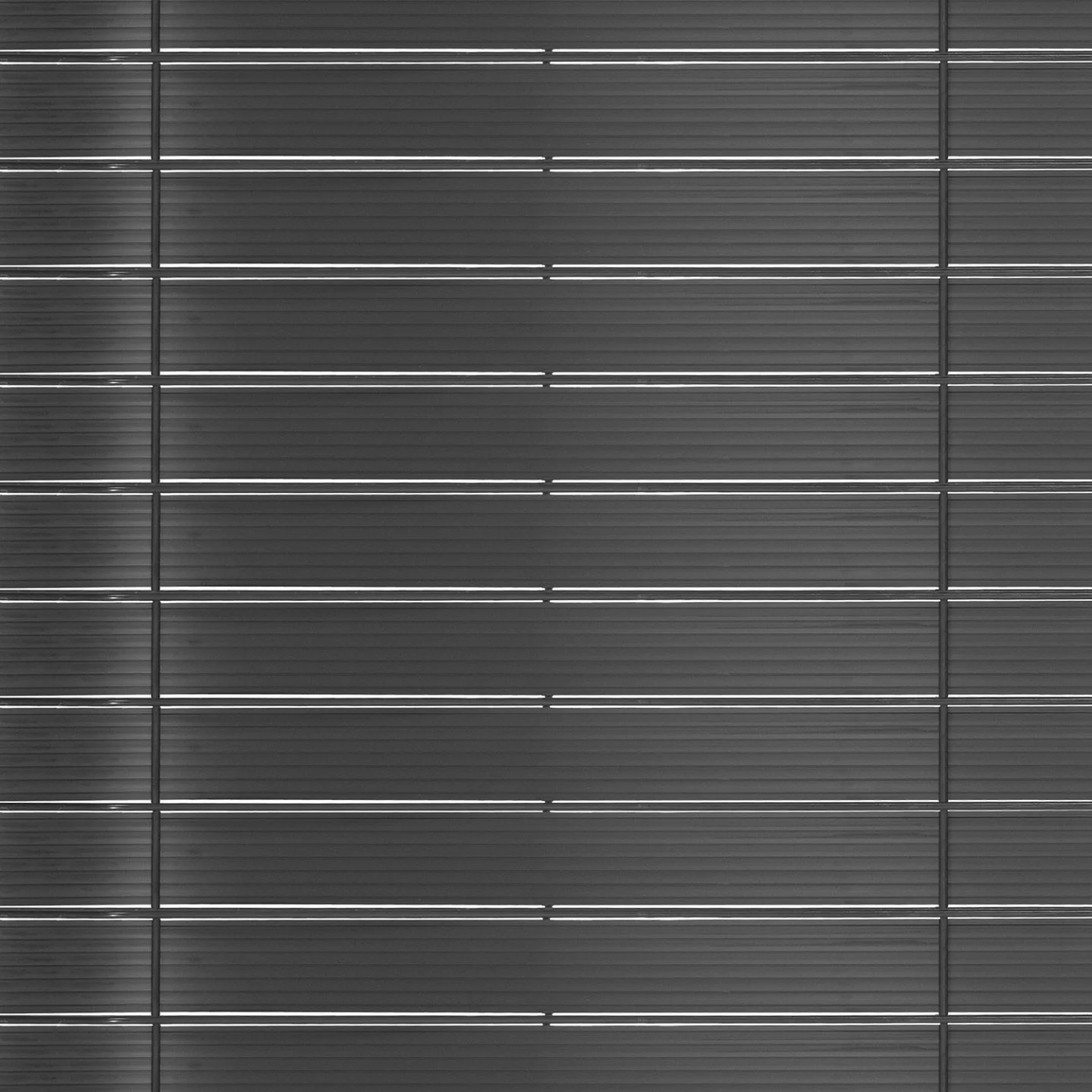 Kit de lamelles occultantes PVC grises L.60 M pour panneau grillagé