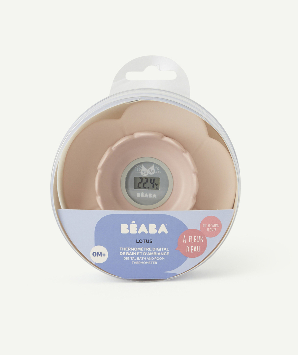 BEABATHERMOMÈTRE DE BAIN LOTUS ROSE