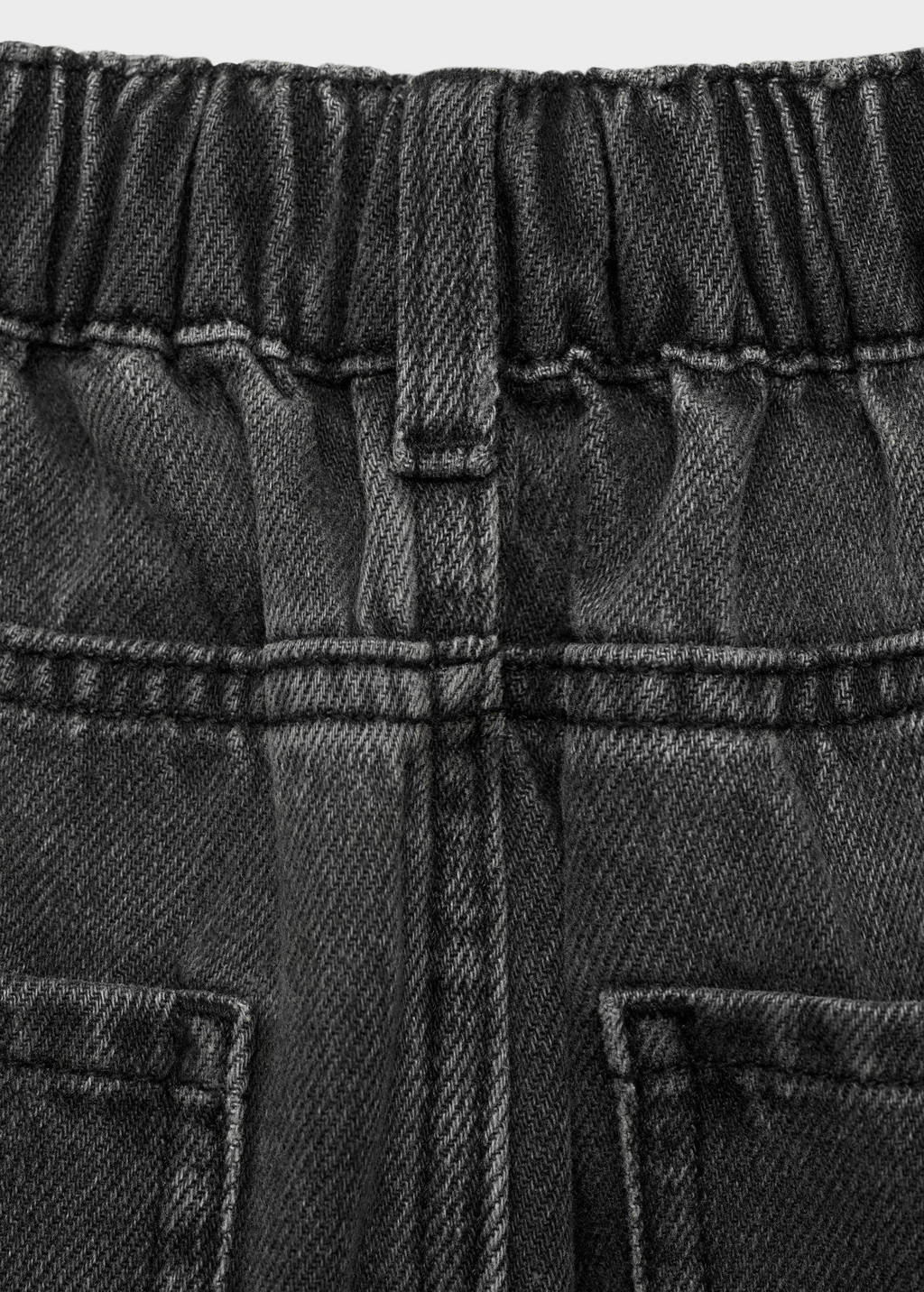 Mango Kids straight leg jeans grey denim