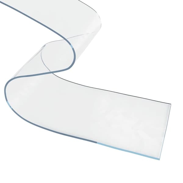 vidaXL Dørgardin gjennomsiktig 300 mm x 2,6 mm 10 m PVC
