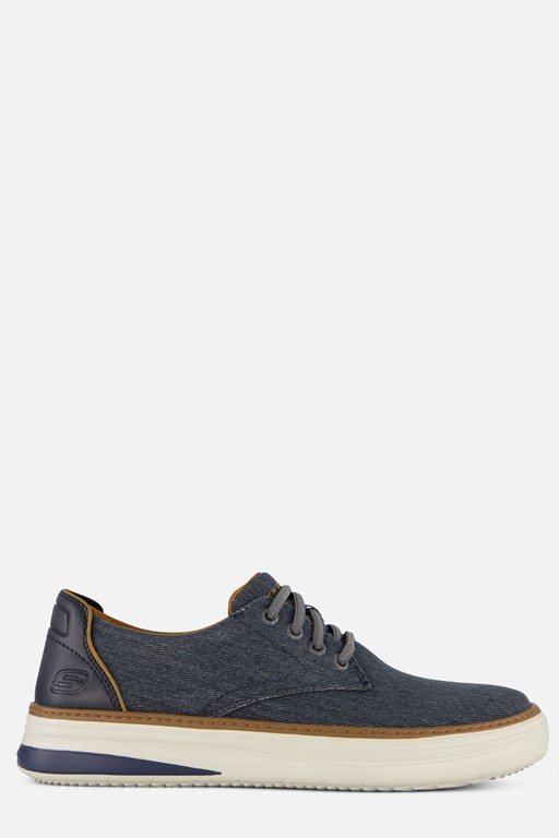 Skechers Hyland Ratner Sneakers blauw Canvas