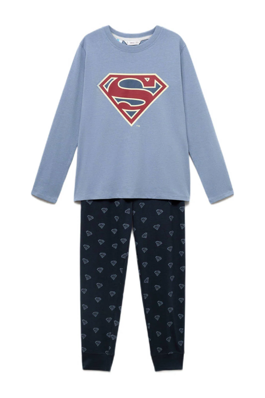 Mango Kids pyjamaset superman blauw
