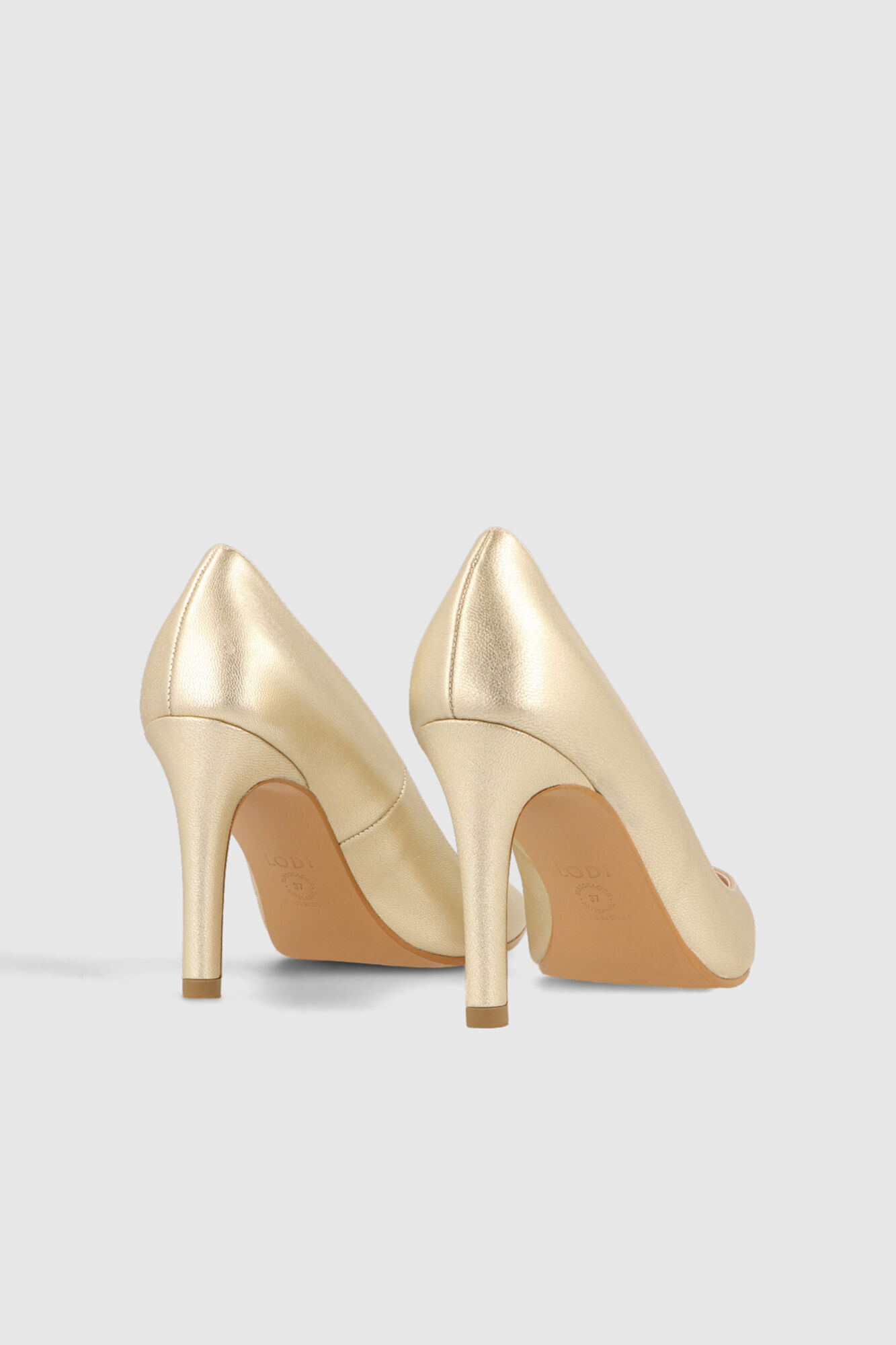 Salão básico de couro dourado - Amarelo