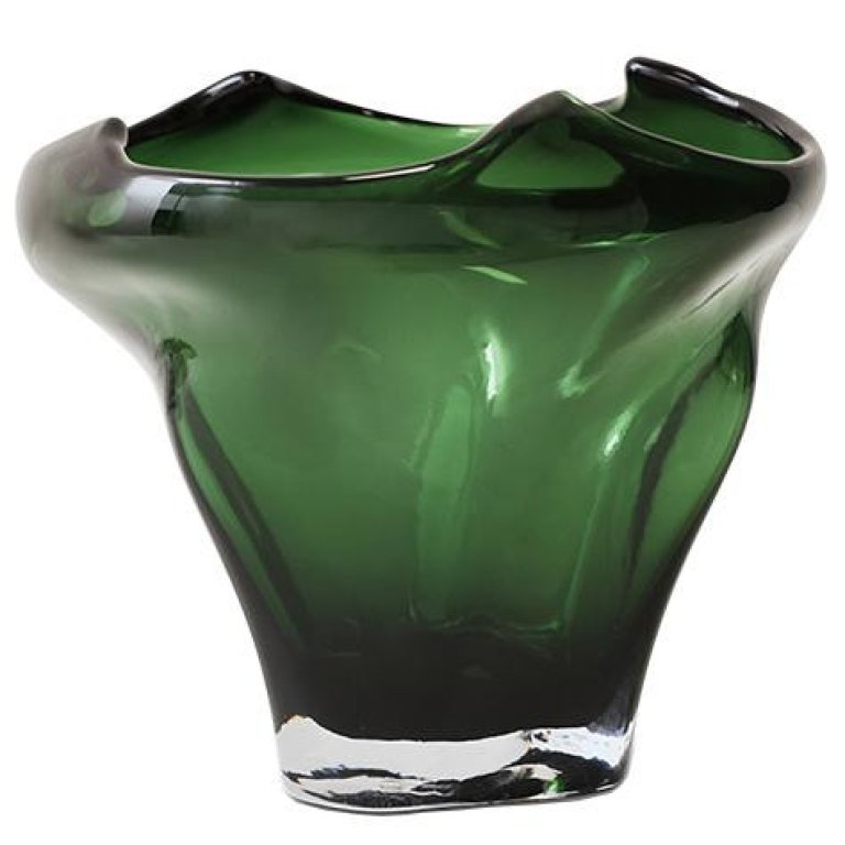 HKliving Folded vaas M, Emerald