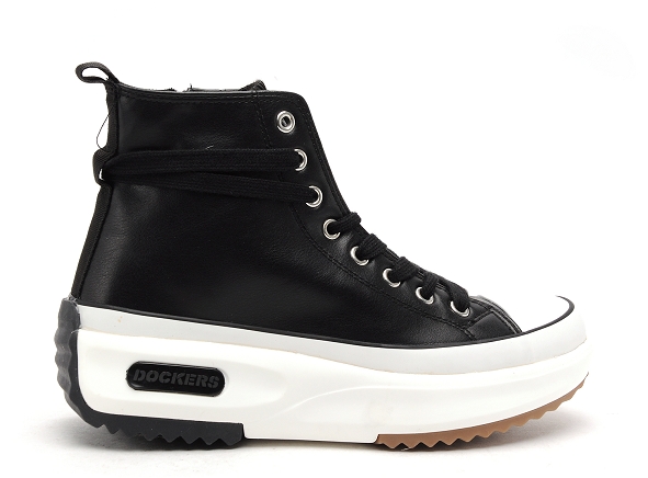 Dockers boots bottine plates femme 51iv201 noir