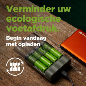 GP ReCyko+ USB Rapid Batterijlader incl. 4 AA Batterijen