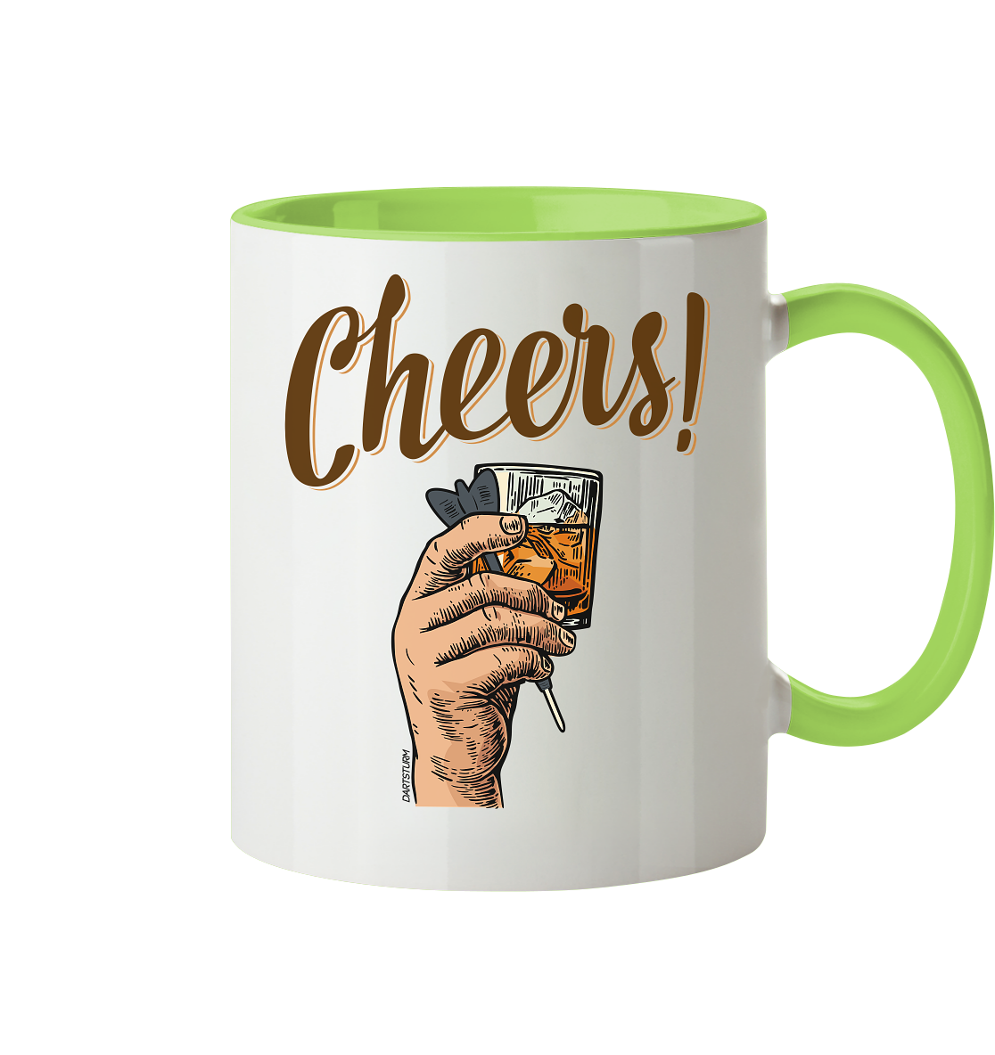 DartSturm - Cheers - Tasse zweifarbig