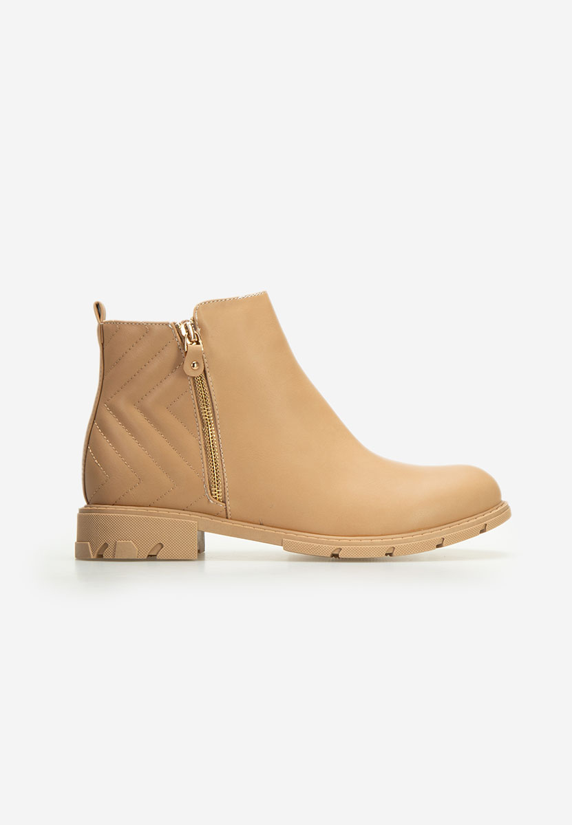 Bottines femme beige Shebra