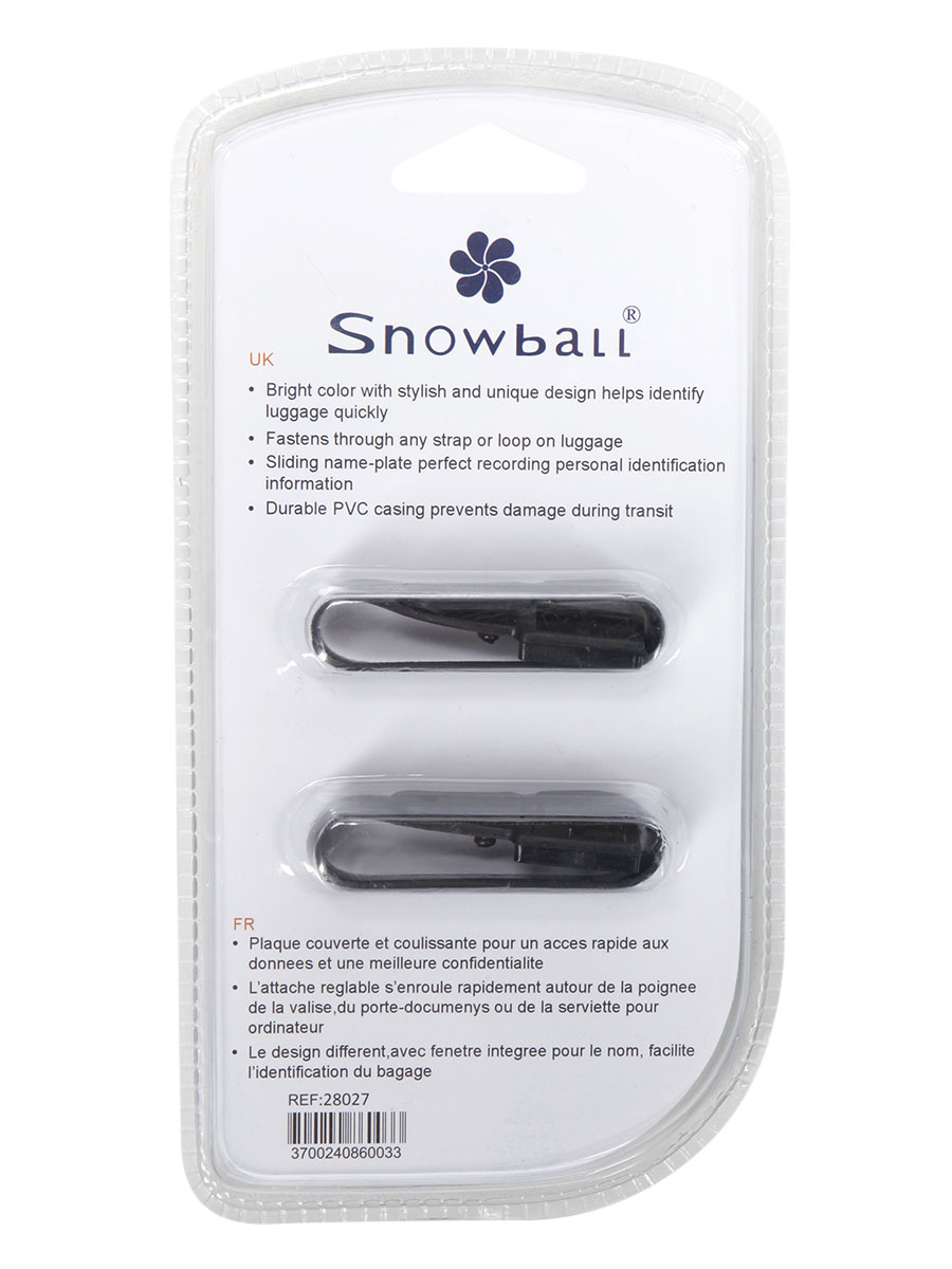 Set de 2 porte-adresses Snowball Stripes