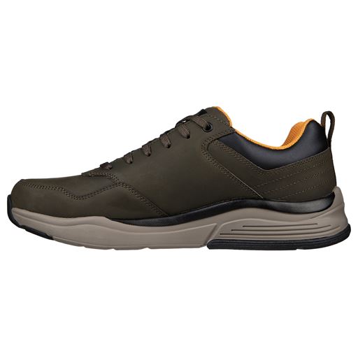 Skechers Relaxed Fit Banago Waterproof Sneakers, OLV Olive, 45