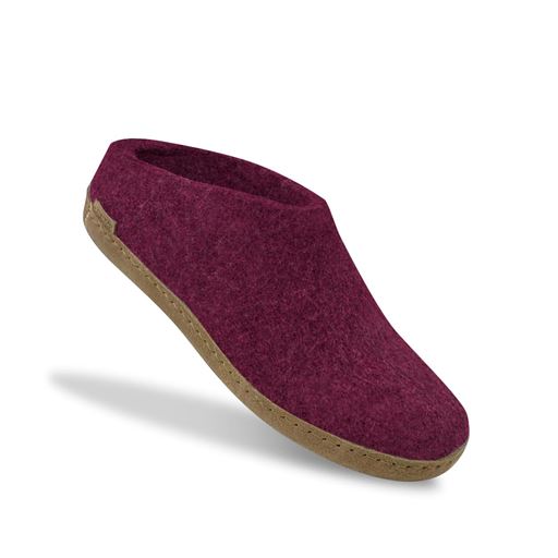 Glerups Slip-on Hjemmesko, Cranberry, 40