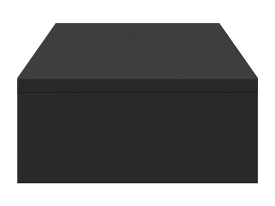 Support de moniteur réglable noir bois d'ingénierie