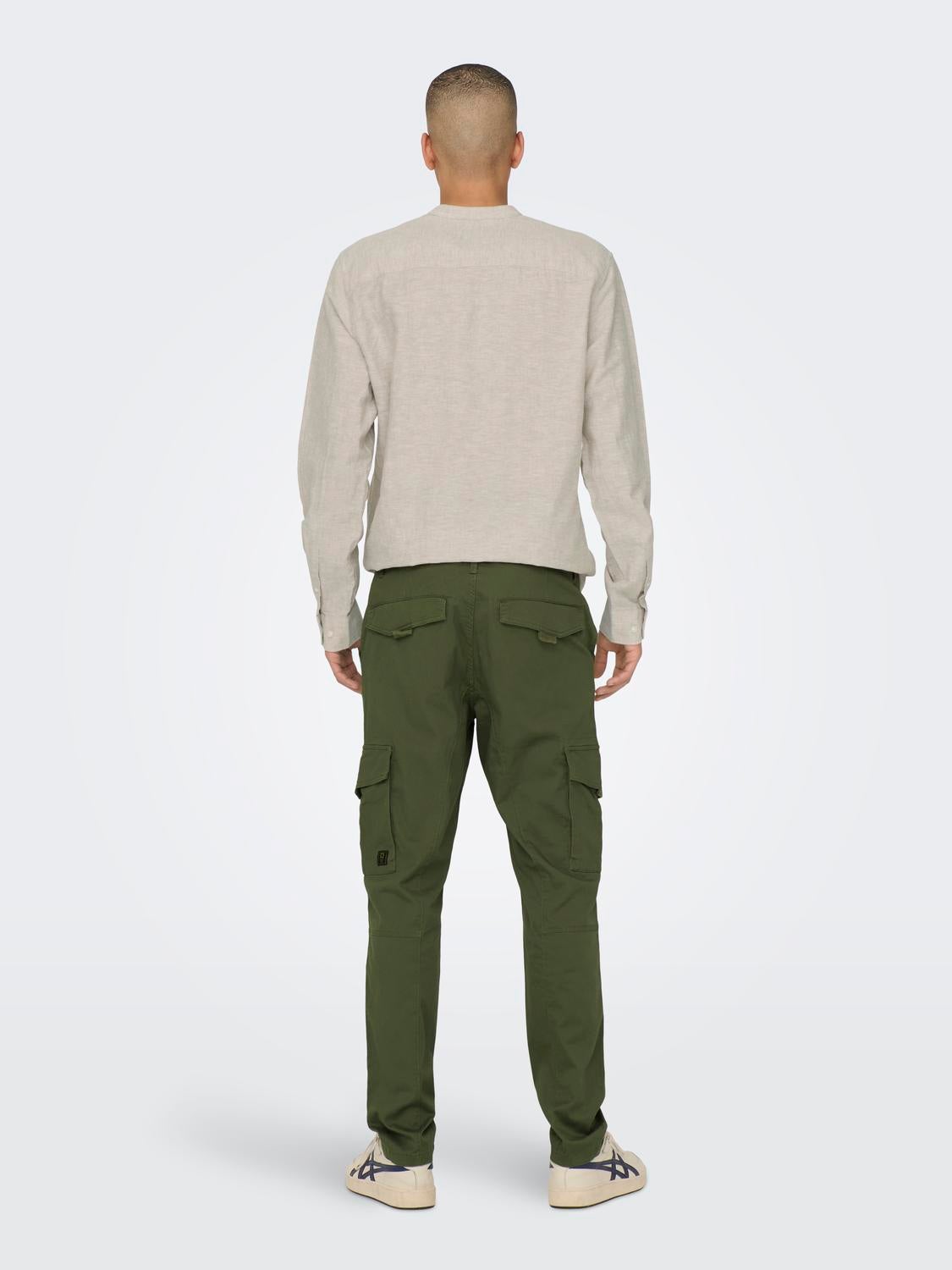 ONSDEAN Verjüngt Cargo-Hose Olive Night