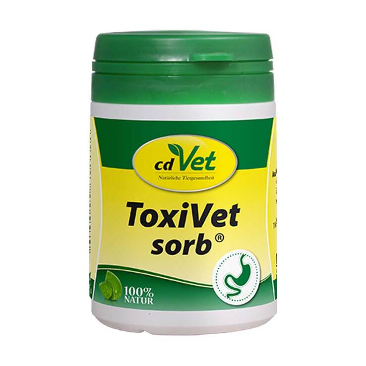 Toxivet sorb Pulver für Hunde und Katzen, 50 g