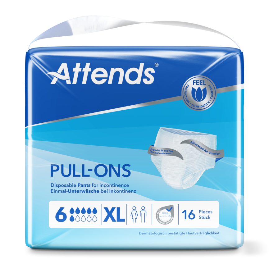 Attends Pull-Ons 6 XL 16 stk