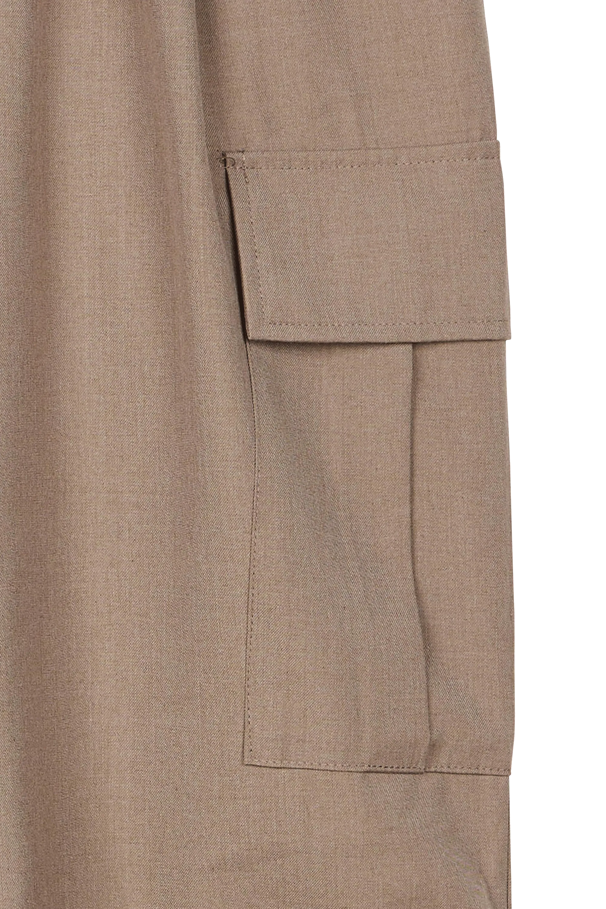 NOISY MAY Pantalon NMMADELINE RICA LW CARGO PANTS Beige