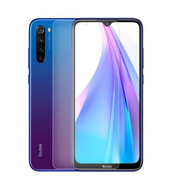 2-PAK SKALO Xiaomi Redmi Note 8 Hærdet Glas Skærmbeskyttelse